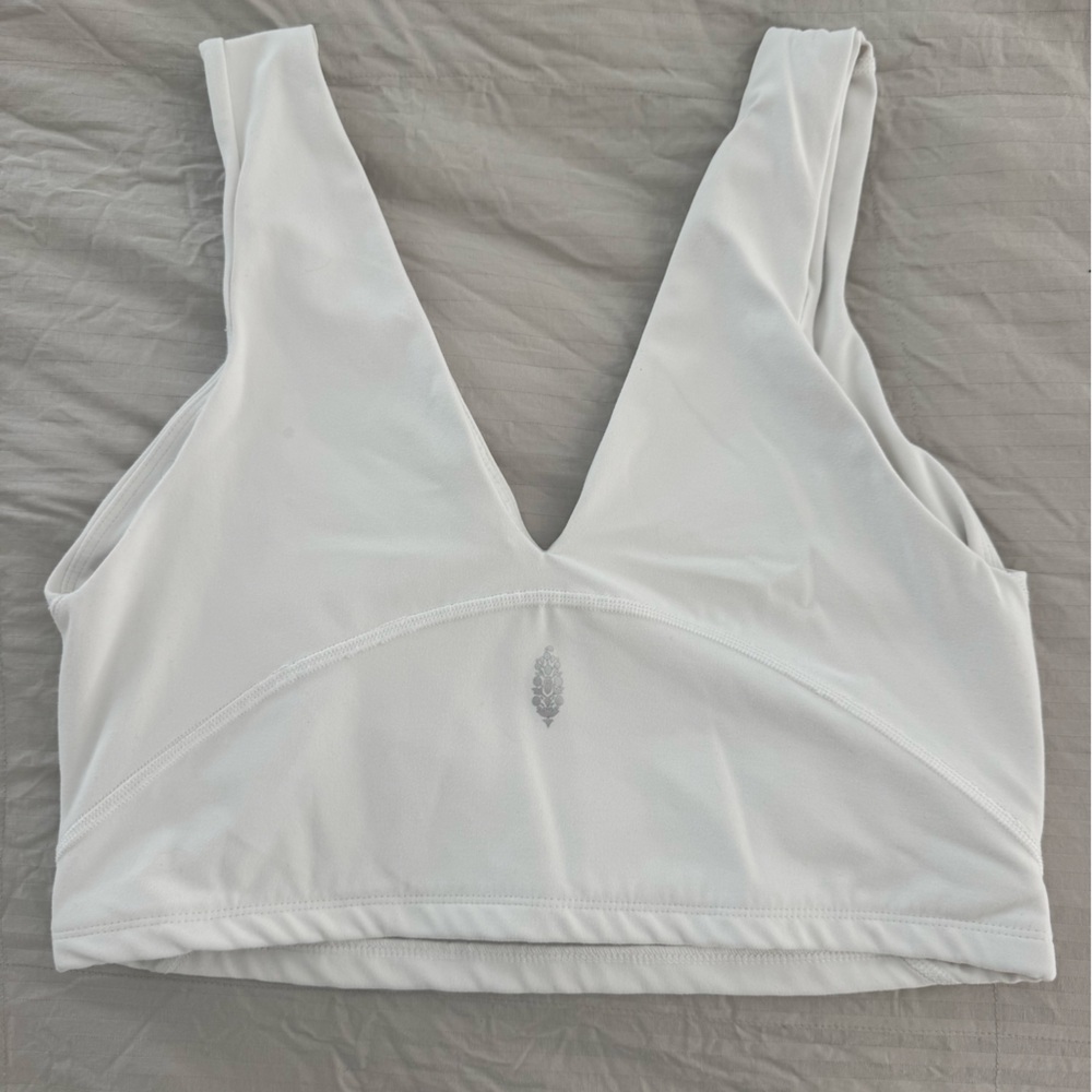 FP White Sports Bra